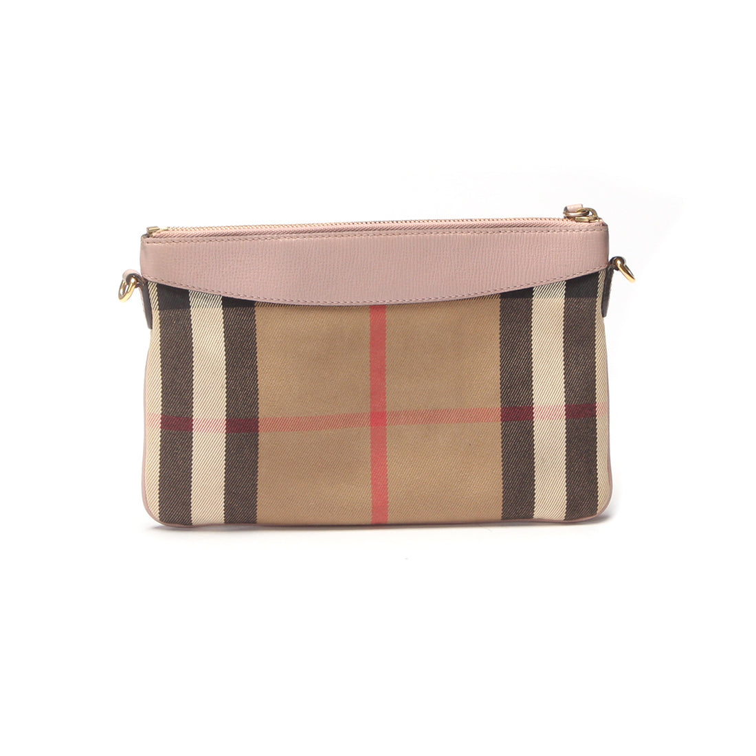 Burberry House Check Canvas Peyton Crossbody Bag Canvas Crossbody Bag in Very Good Condition