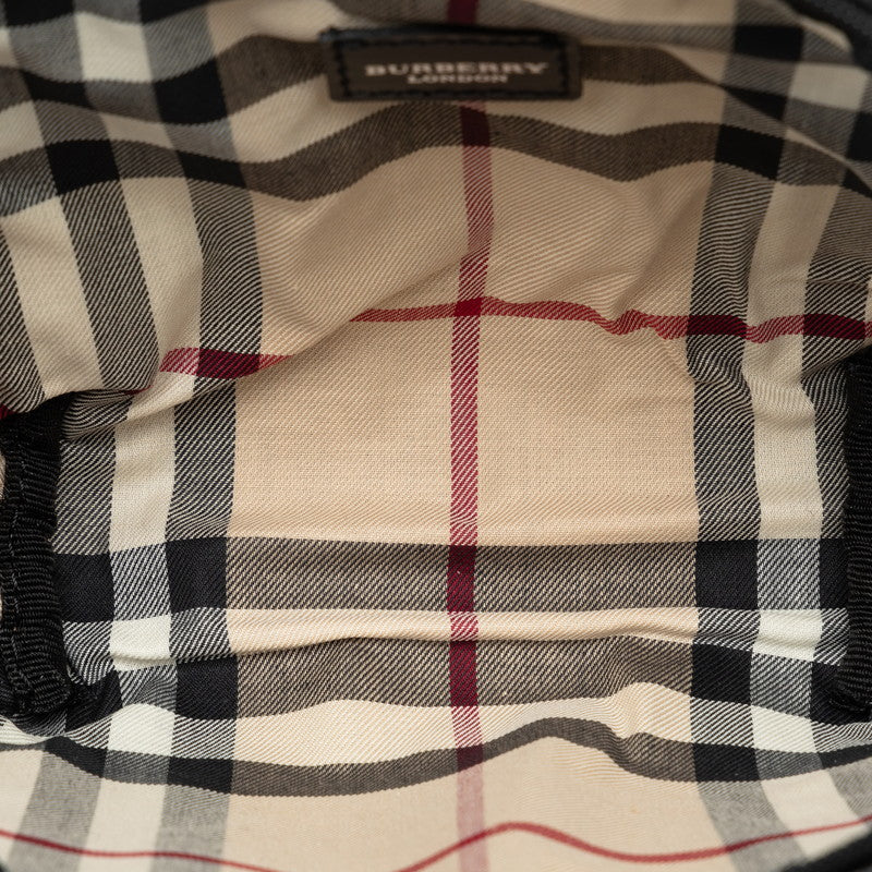 Burberry Nova Check Leather Cosmetic Pouch