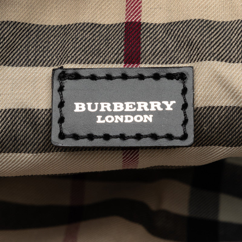 Burberry Nova Check Leather Cosmetic Pouch