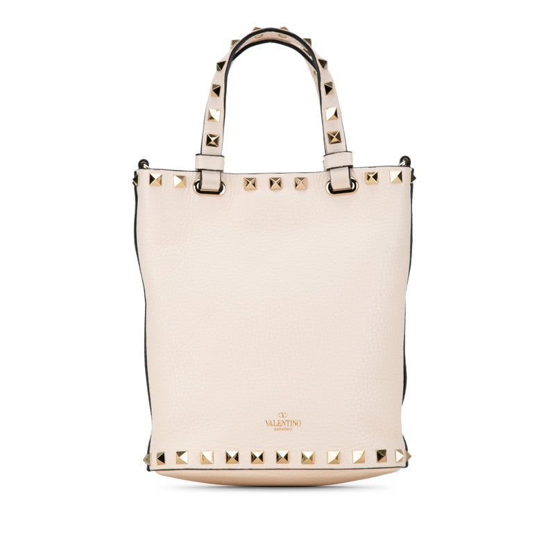 Valentino Rockstuds Mini Leather Tote Bag