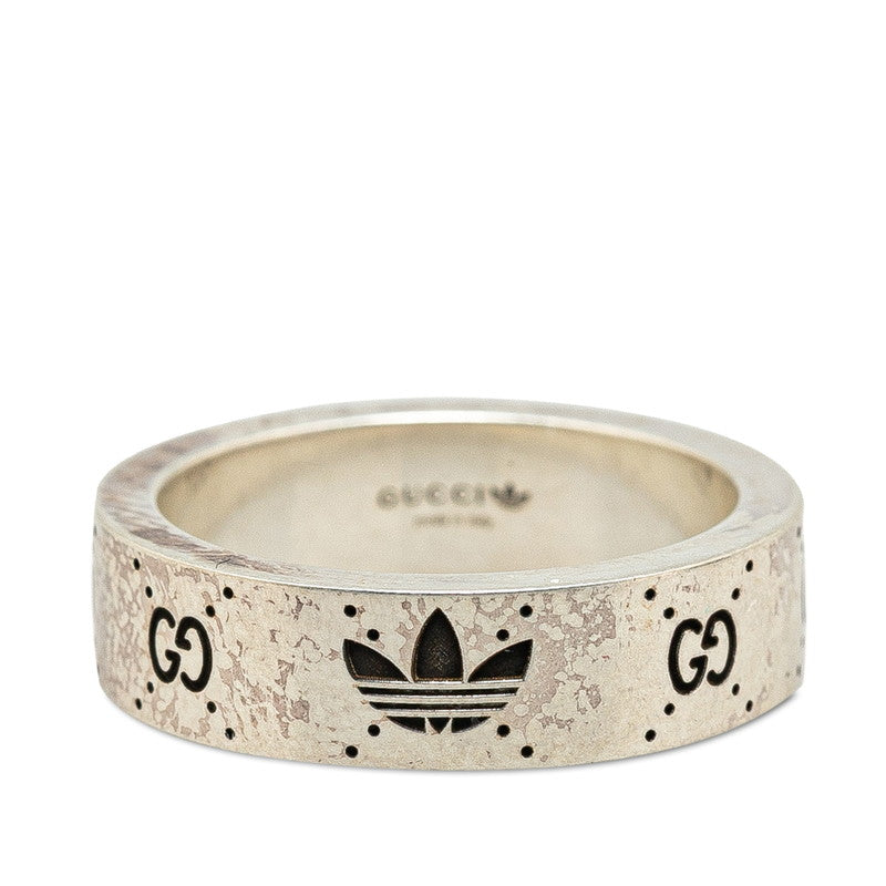 Gucci x Adidas Silver Engraving Ring