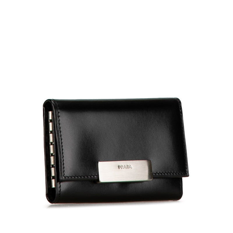 Prada Leather Key Case M222C in Very Good Condition