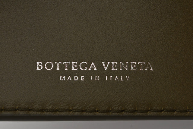 Bottega Veneta Calf Leather Wallet/Money Clip Army Green