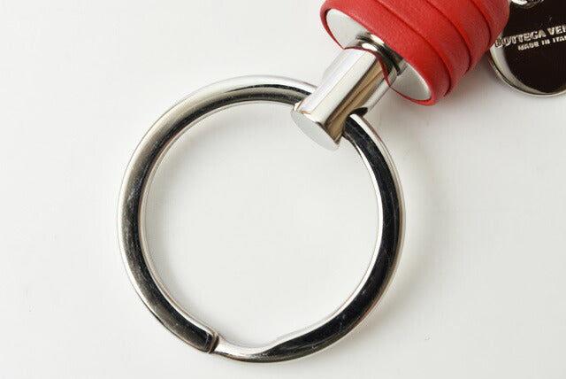 Bottega Veneta Nappa Keyring Red