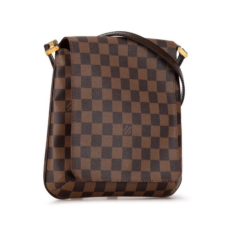 Louis Vuitton Damier Musette Salsa Long Shoulder Bag N51300 Brown PVC Leather in Very Good Condition