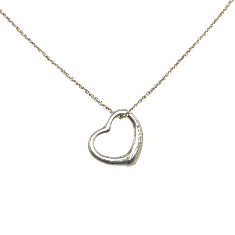 Tiffany & Co Open Heart Necklace SV925 Silver