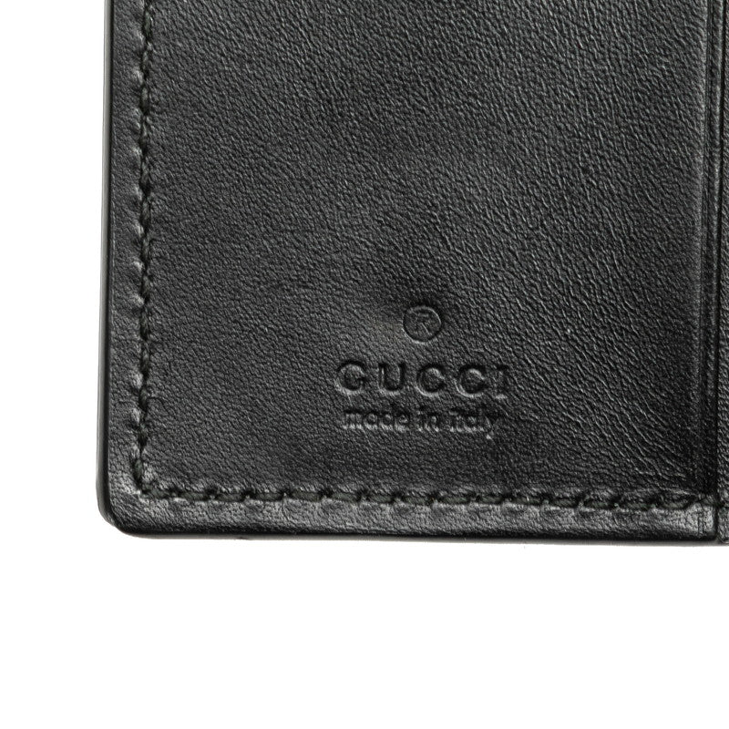 Gucci GG Supreme Key Case 406559 Black Beige