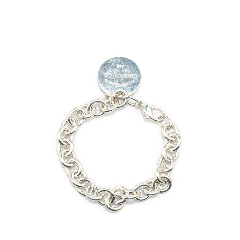 Tiffany & Co Silver Round Tag Bracelet