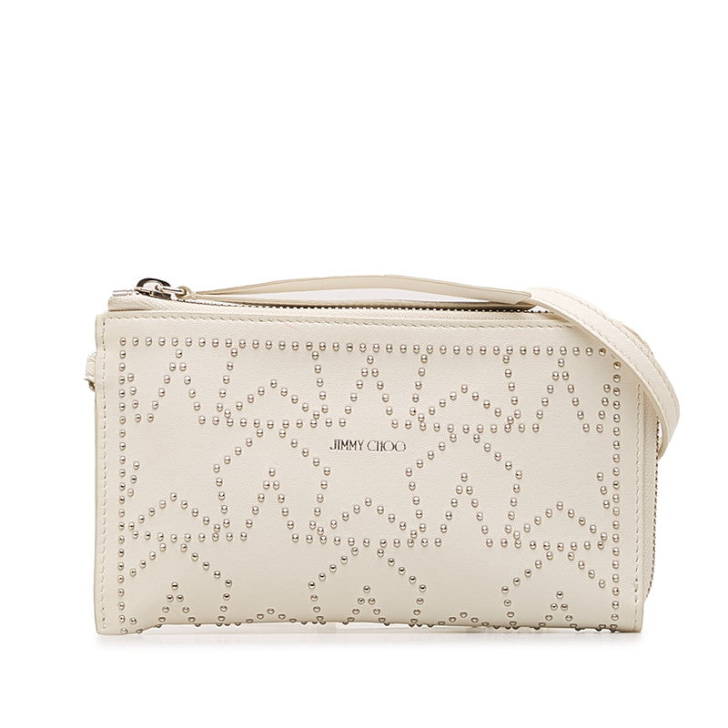 Jimmy Choo Star Studs Leather Shoulder Bag