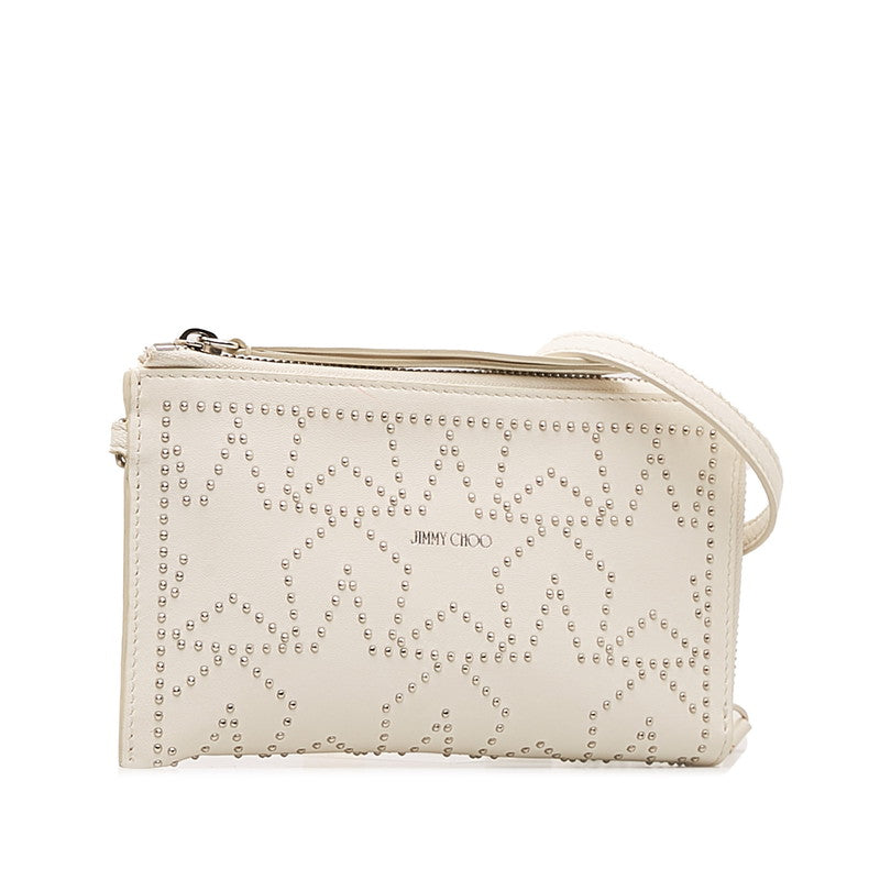 Jimmy Choo Star Studs Leather Shoulder Bag