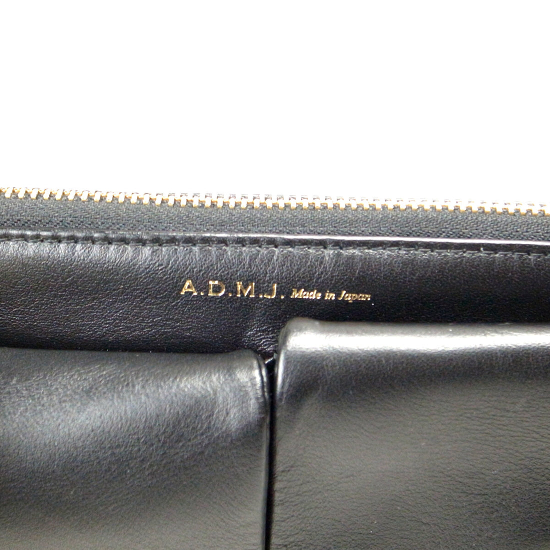 ADMJ Leather Shoulder Bag Black for Women