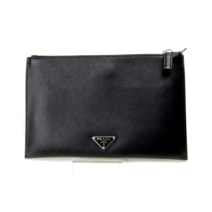 Prada Leather Clutch Bag 2NG005 in Great Condition