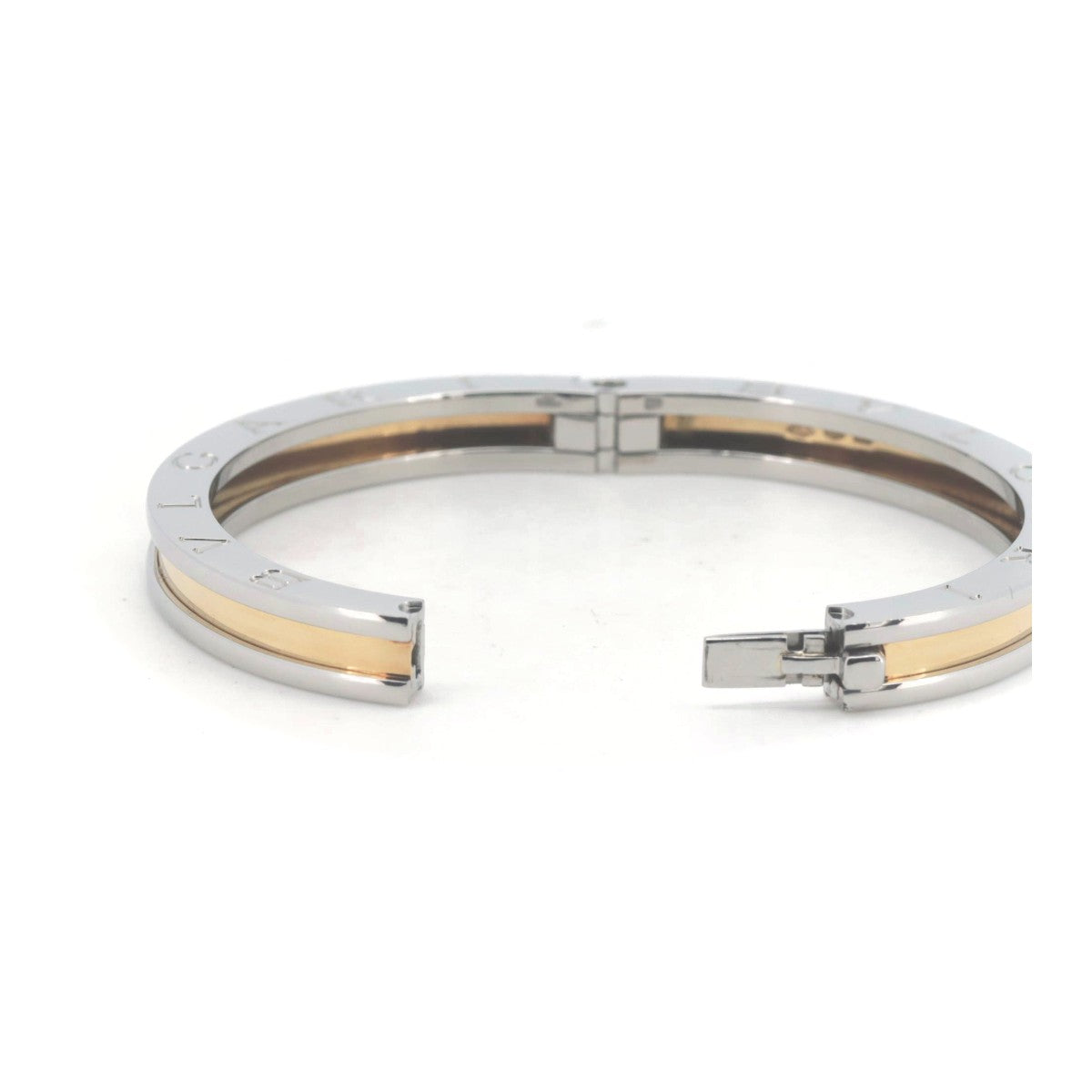 Bvlgari B-Zero1 Bangle SS/K18 Yellow Gold Jewelry in Great Condition