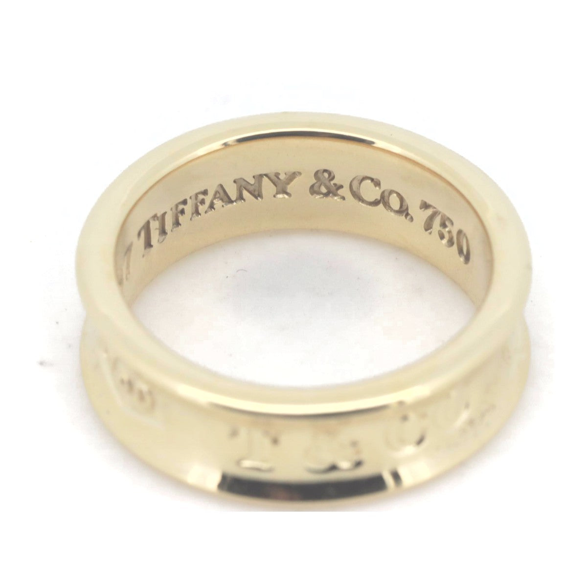 Tiffany & Co 1837 Ring K18YG 9.5 in Great Condition