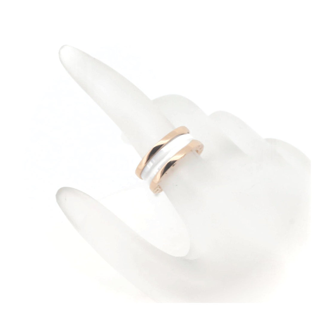 Bvlgari B-Zero1 Ceramic K18PG 10 Ring