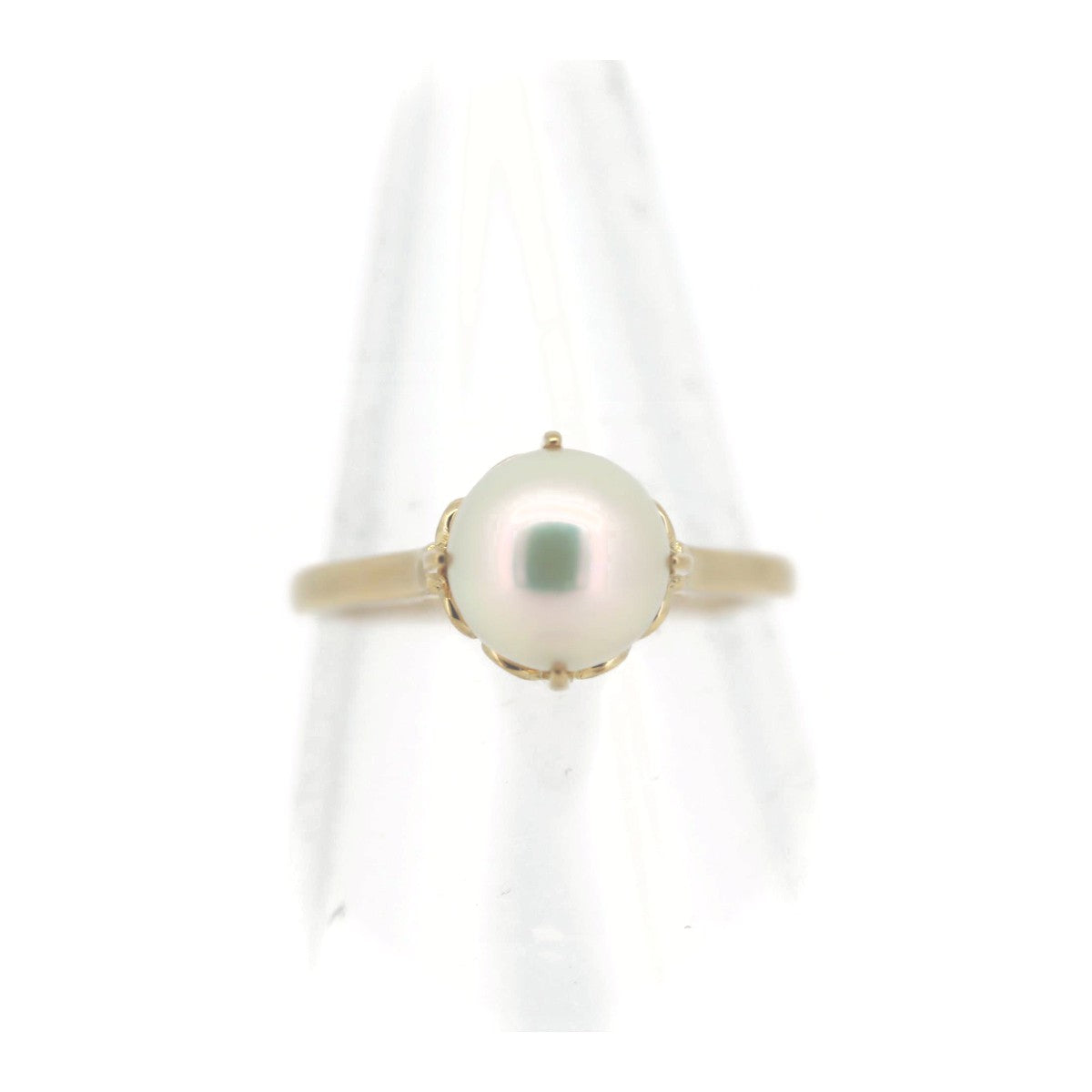 Mikimoto K18YG Pearl Ring 13号 Yellow Gold in Great Condition