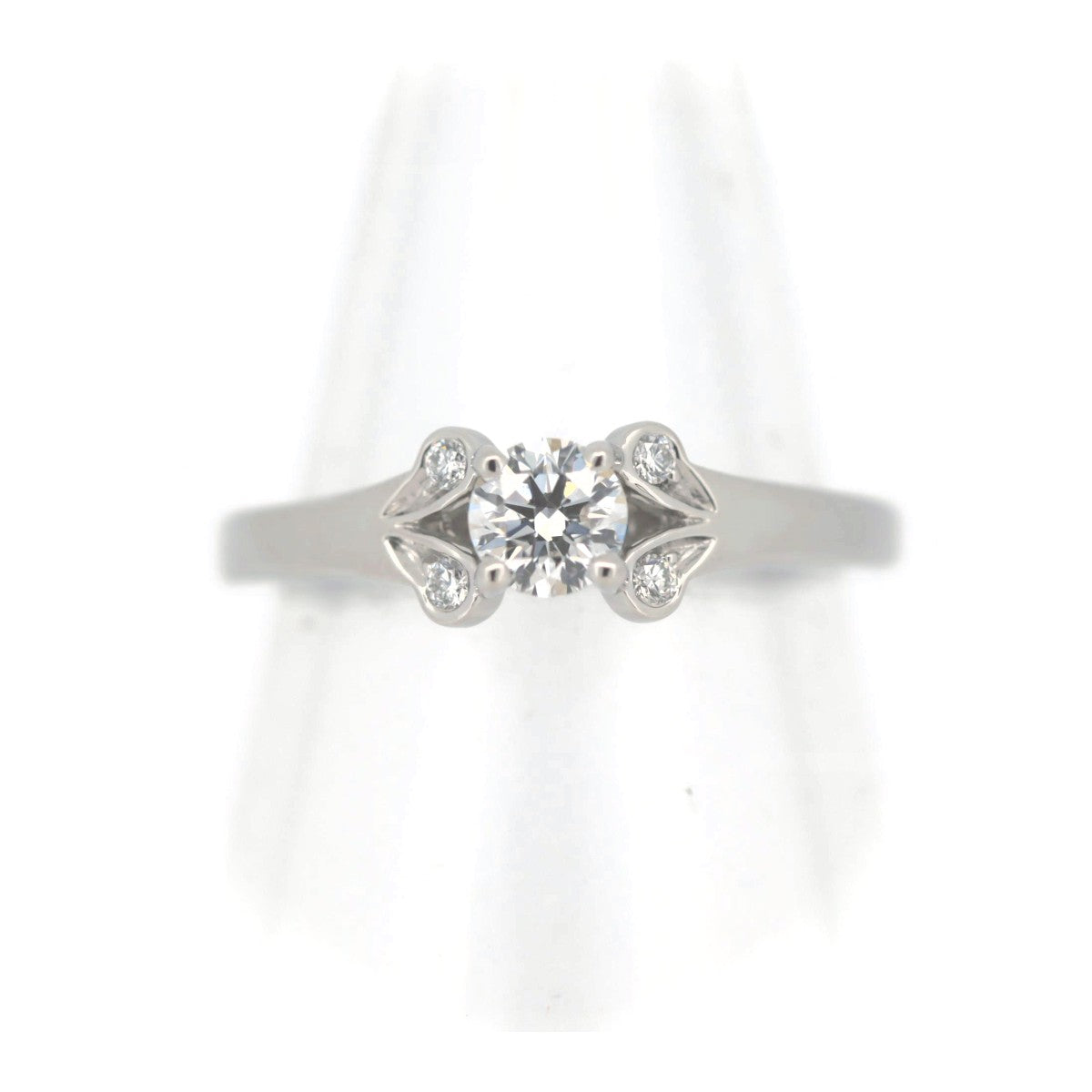 Cartier Platinum Diamond Ballerina Ring 0.28ct D VS1 EX Size 8 in Great Condition