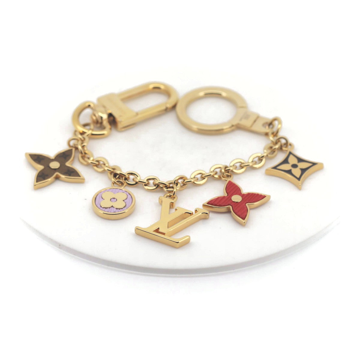 Louis Vuitton Bag Charm Keychain M00540 Gold