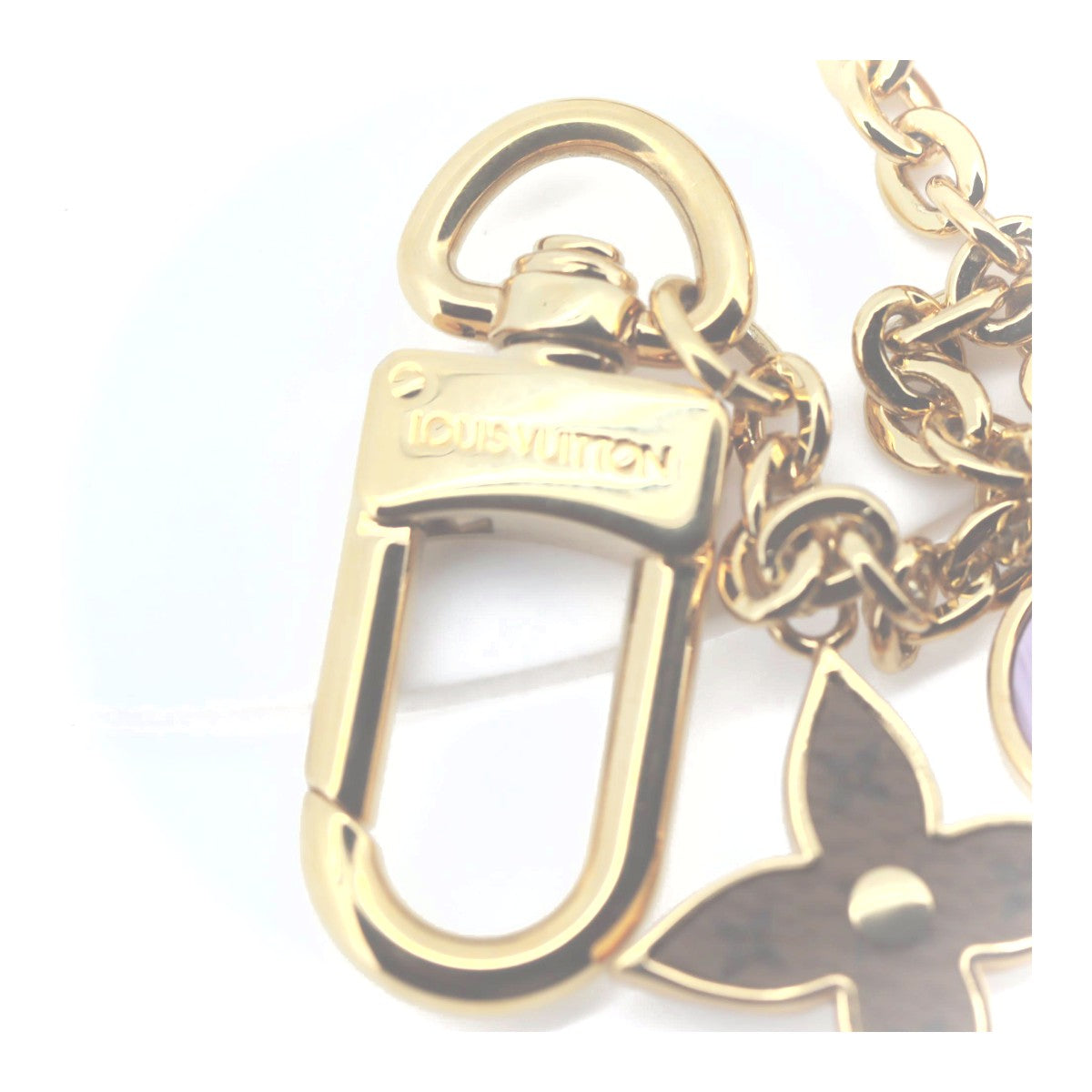 Louis Vuitton Bag Charm Keychain M00540 Gold