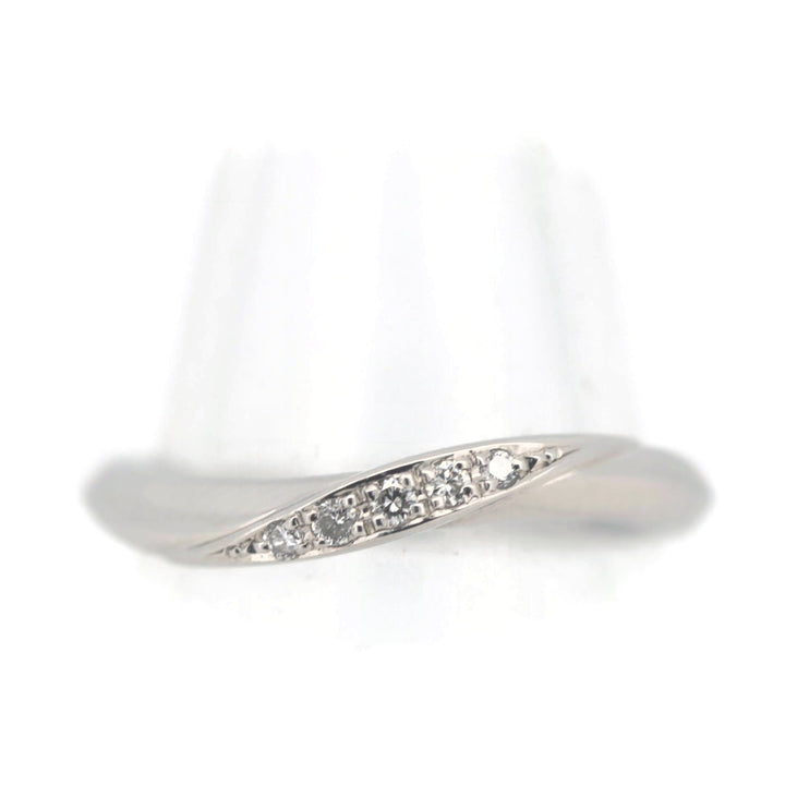 Vendome Aoyama Diamond Ring 0.04ct Pt950 Platinum Size 9 in Great Condition