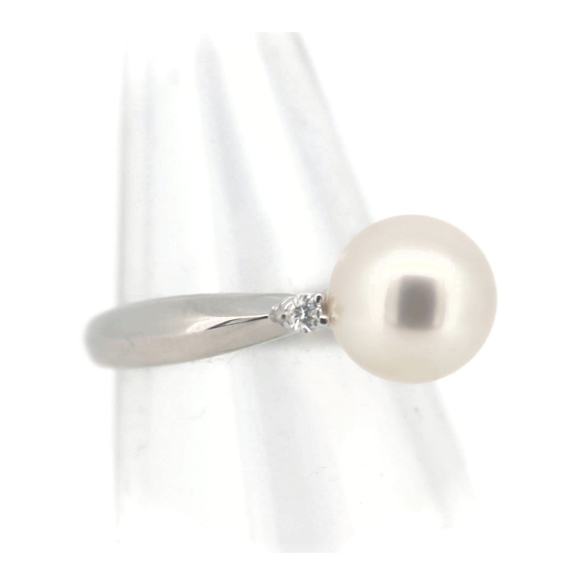 Tasaki Pearl Diamond Ring Pt900 Platinum in Great Condition