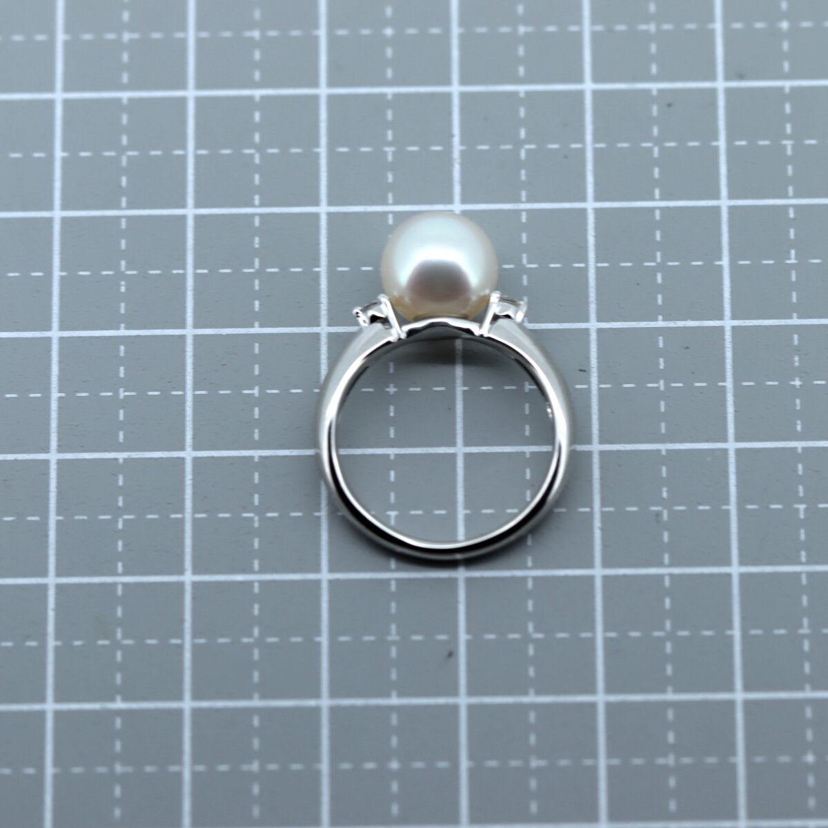 Tasaki Pearl Diamond Ring Pt900 Platinum in Great Condition