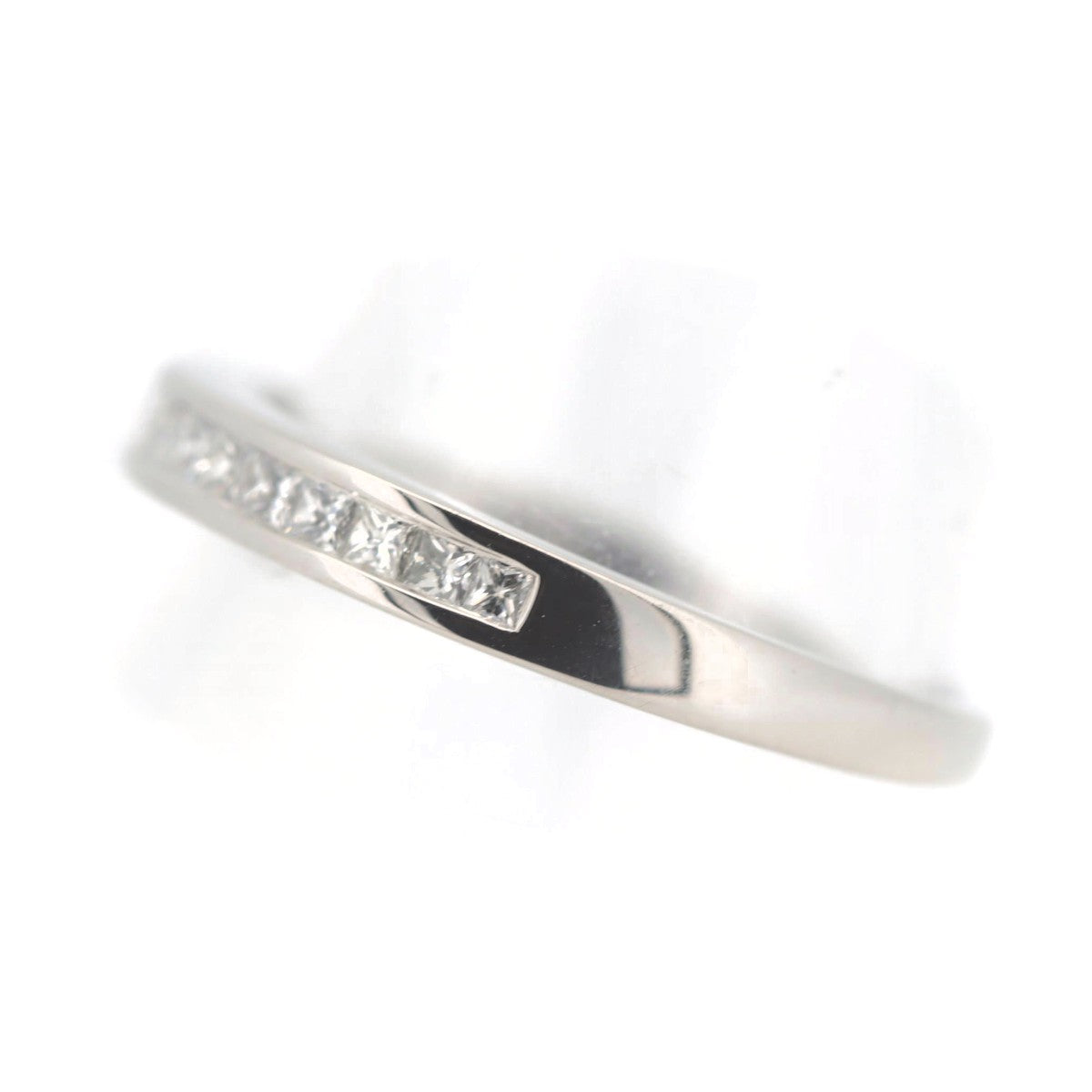 Diamond Half Eternity Ring 0.48ct Pt950 in Great Condition