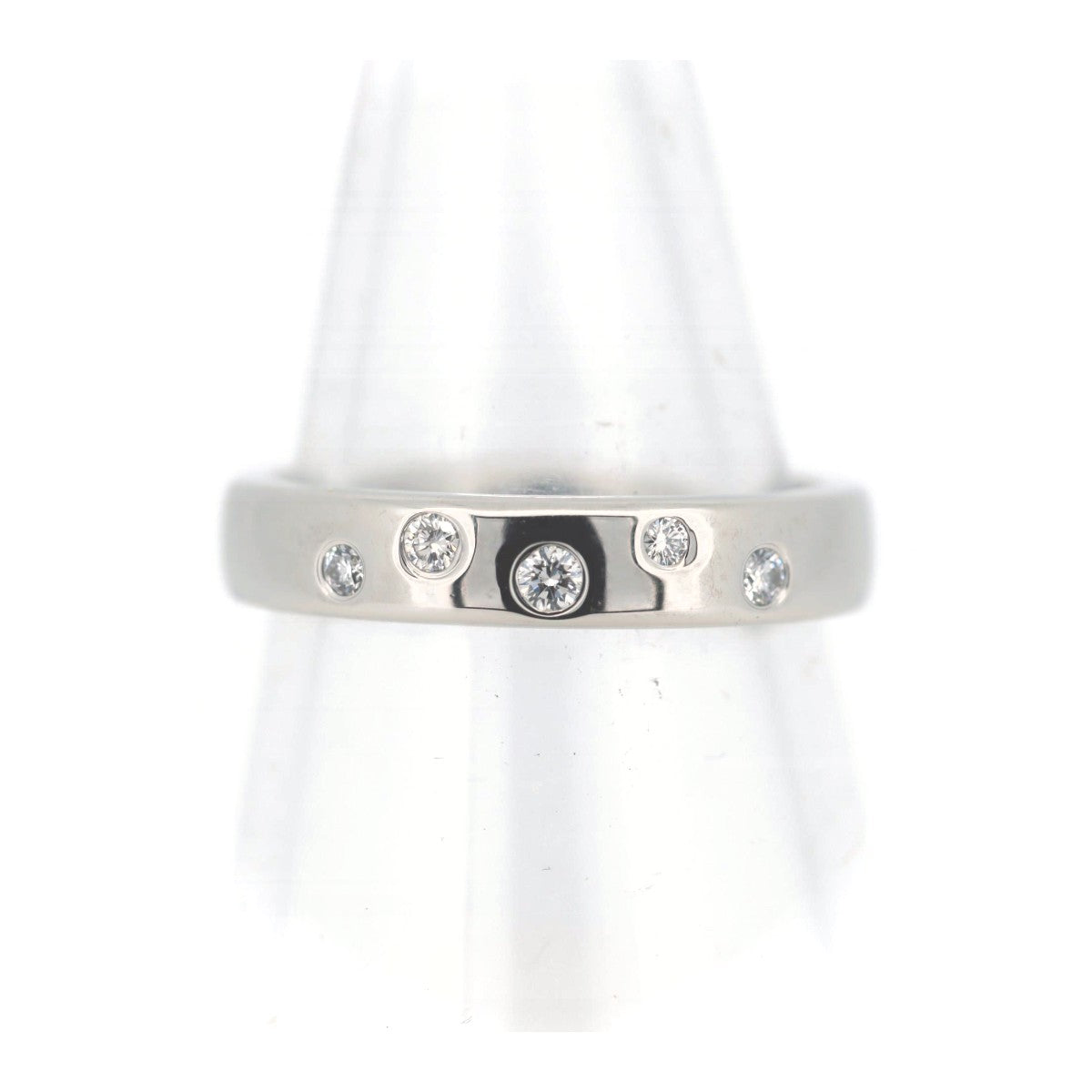 Tasaki Diamond Ring Pt1000 Platinum 12 in Great Condition