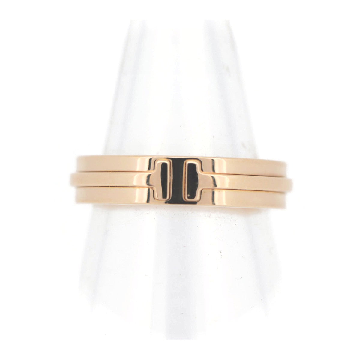 Tiffany & Co K18PG Pink Gold TTWO Ring in Great Condition