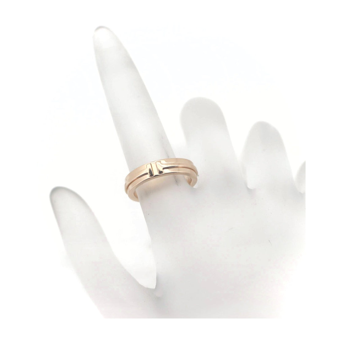 Tiffany & Co K18PG Pink Gold TTWO Ring