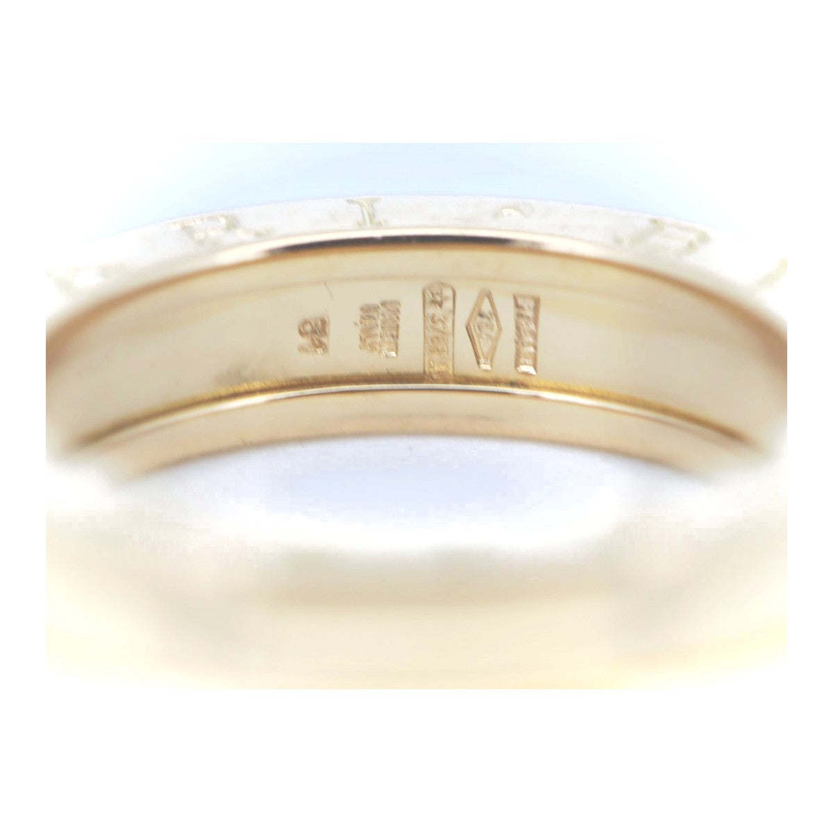 Bvlgari B-Zero1 Ring K18 Yellow Gold Size 11 in Great Condition