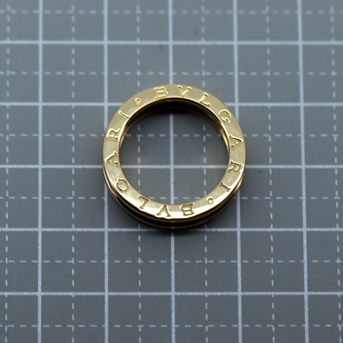 Bvlgari B-Zero1 Ring K18 Yellow Gold Size 11 in Great Condition