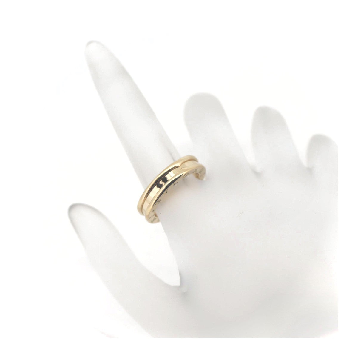 Bvlgari B-Zero1 Ring K18 Yellow Gold Size 11 in Great Condition