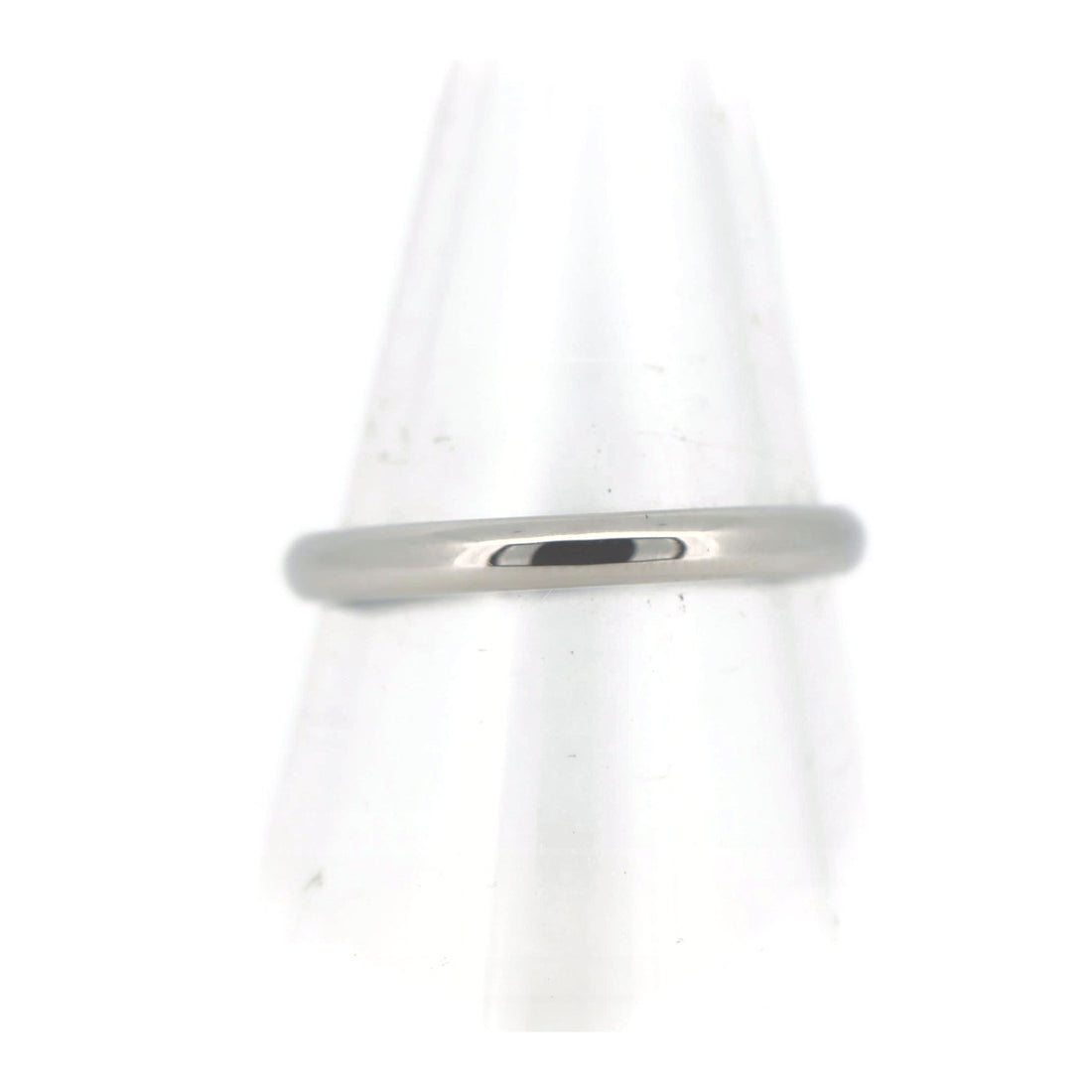 Cartier Classic Wedding Ring Pt950 Platinum Size 14.5 in Great Condition