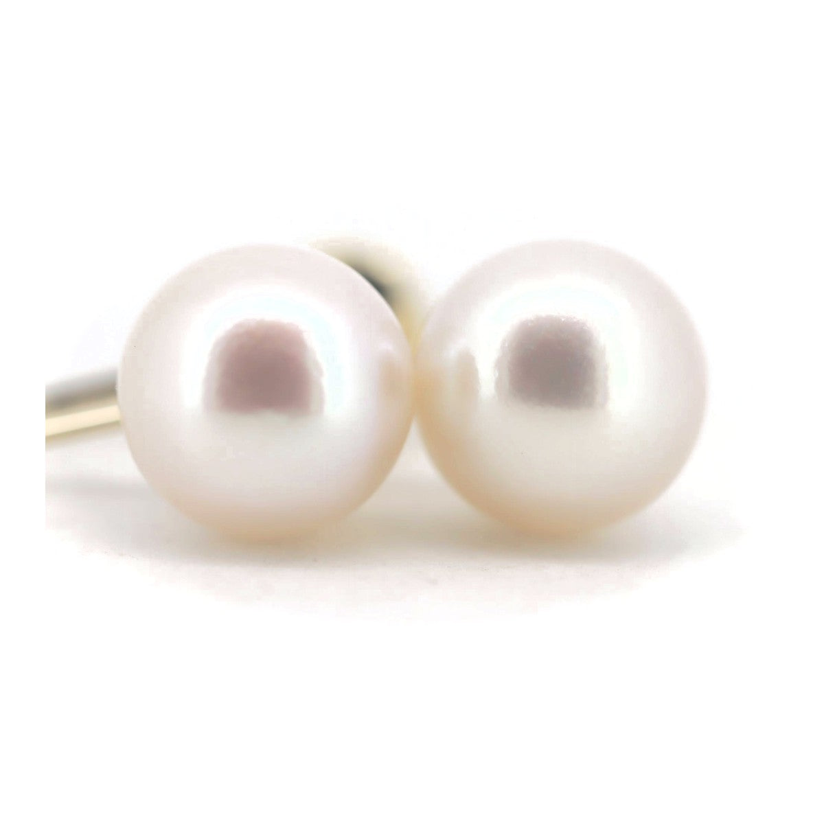 Mikimoto Pearl Earrings K14YG Gold