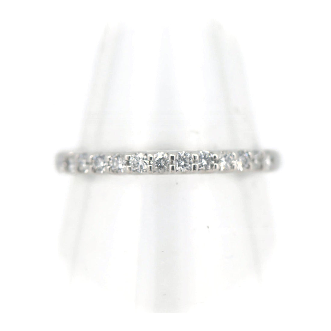 Vendome Aoyama Half Eternity Diamond Ring 0.23ct Pt900 in Great Condition