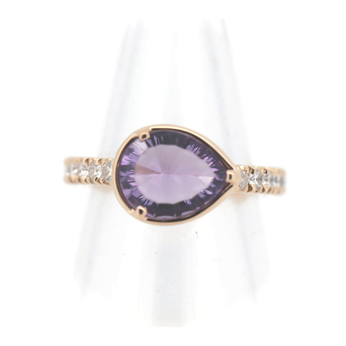 Veretta Ottava Amethyst Diamond Ring K18PG Pink Gold