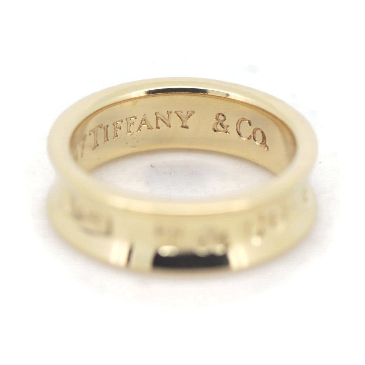 Tiffany & Co 1837 Ring K18YG 13 in Great Condition