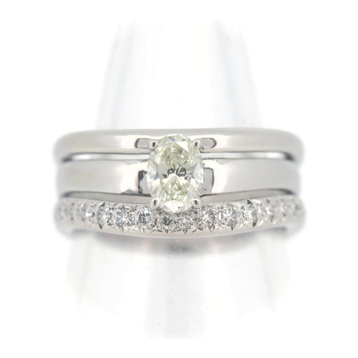 Tasaki Pt900 Platinum Diamond Ring