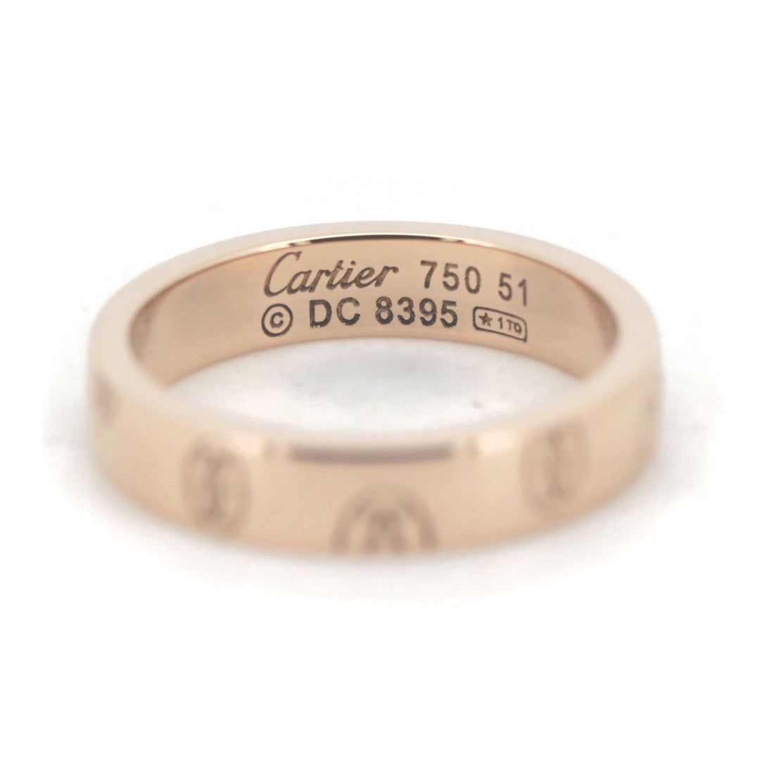 Cartier K18PG Pink Gold Happy Birthday Ring Size 11 in Great Condition