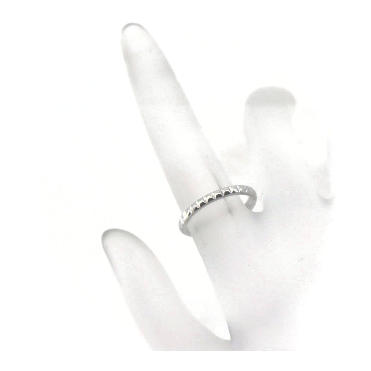 Bvlgari Pt950 Platinum Quatre Clou de Paris Ring Size 9