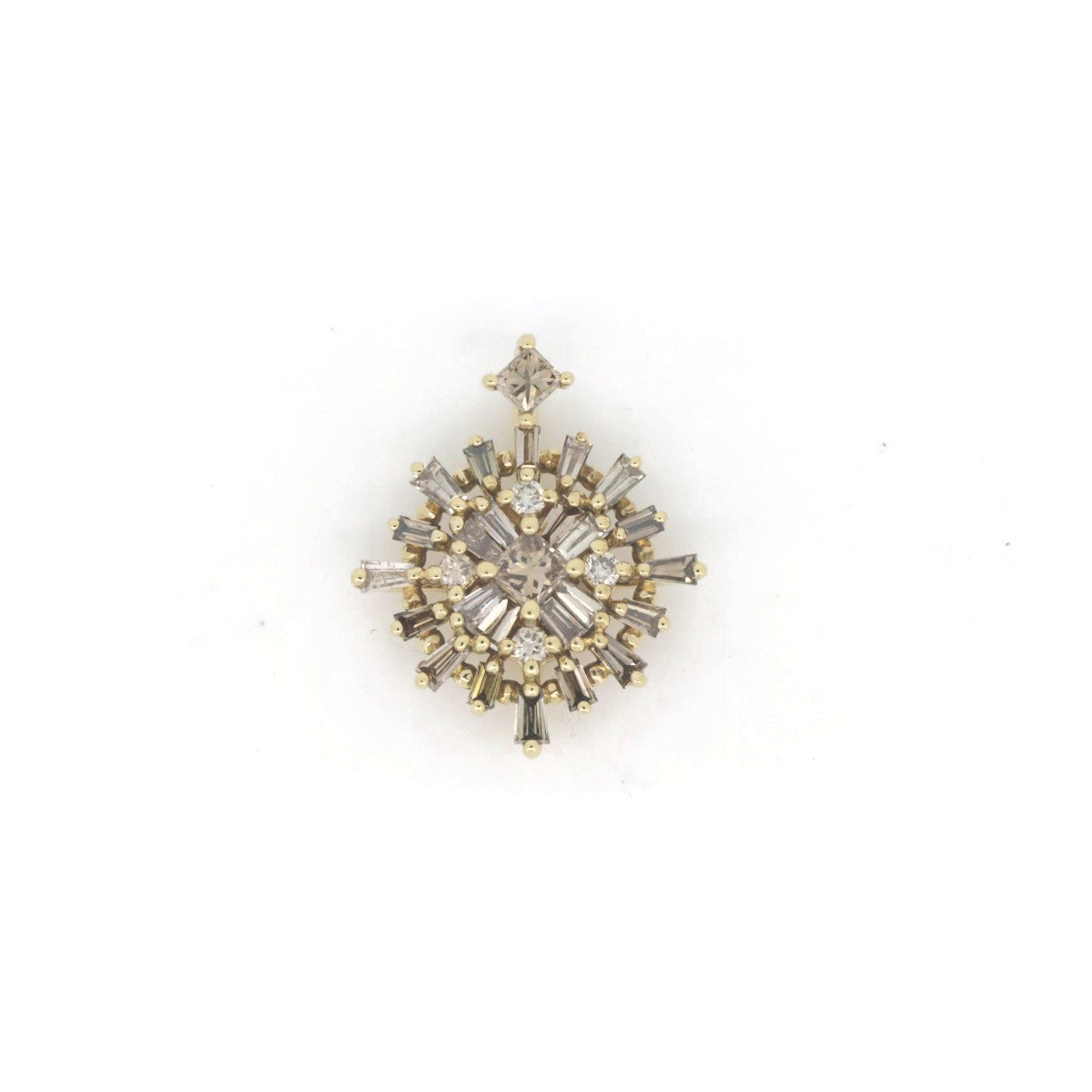 GSTV Diamond Pendant 0.25ct K18 Yellow Gold in Great Condition