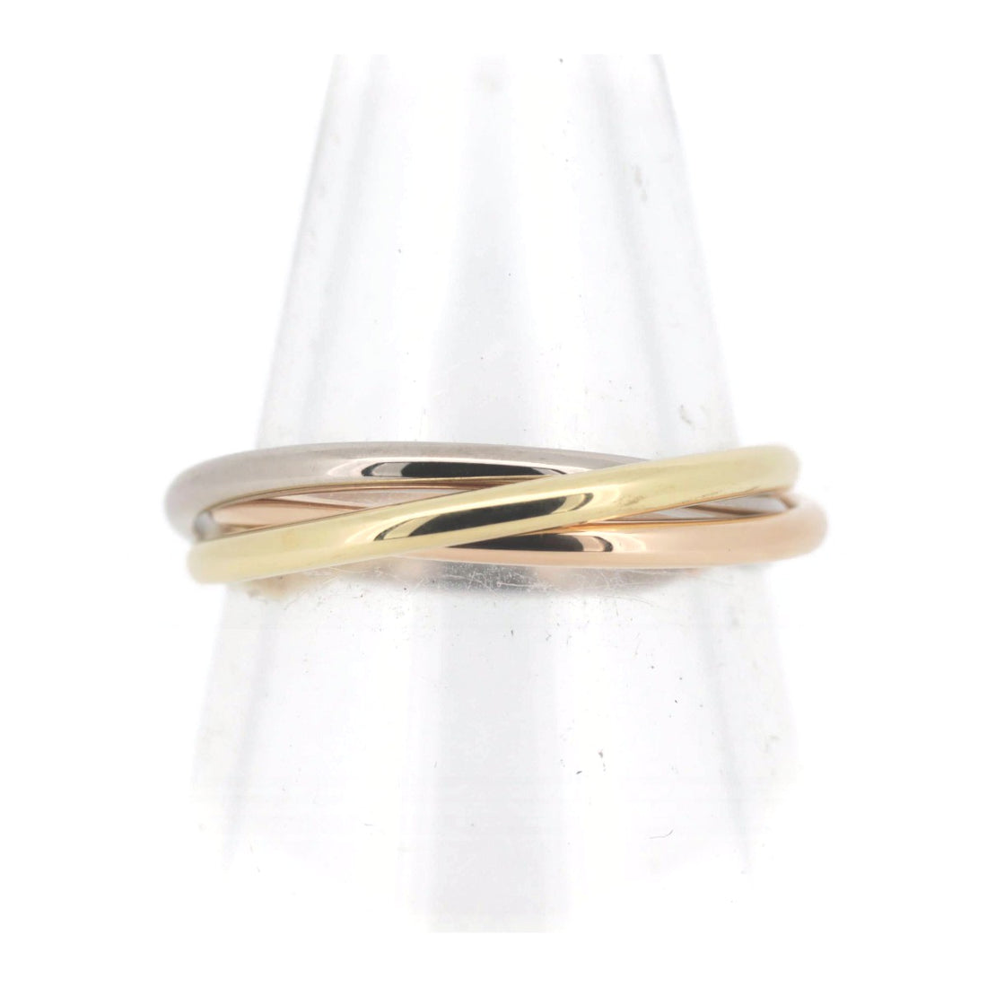 Cartier Trinity SM Ring K18YG/PG/WG Size 8