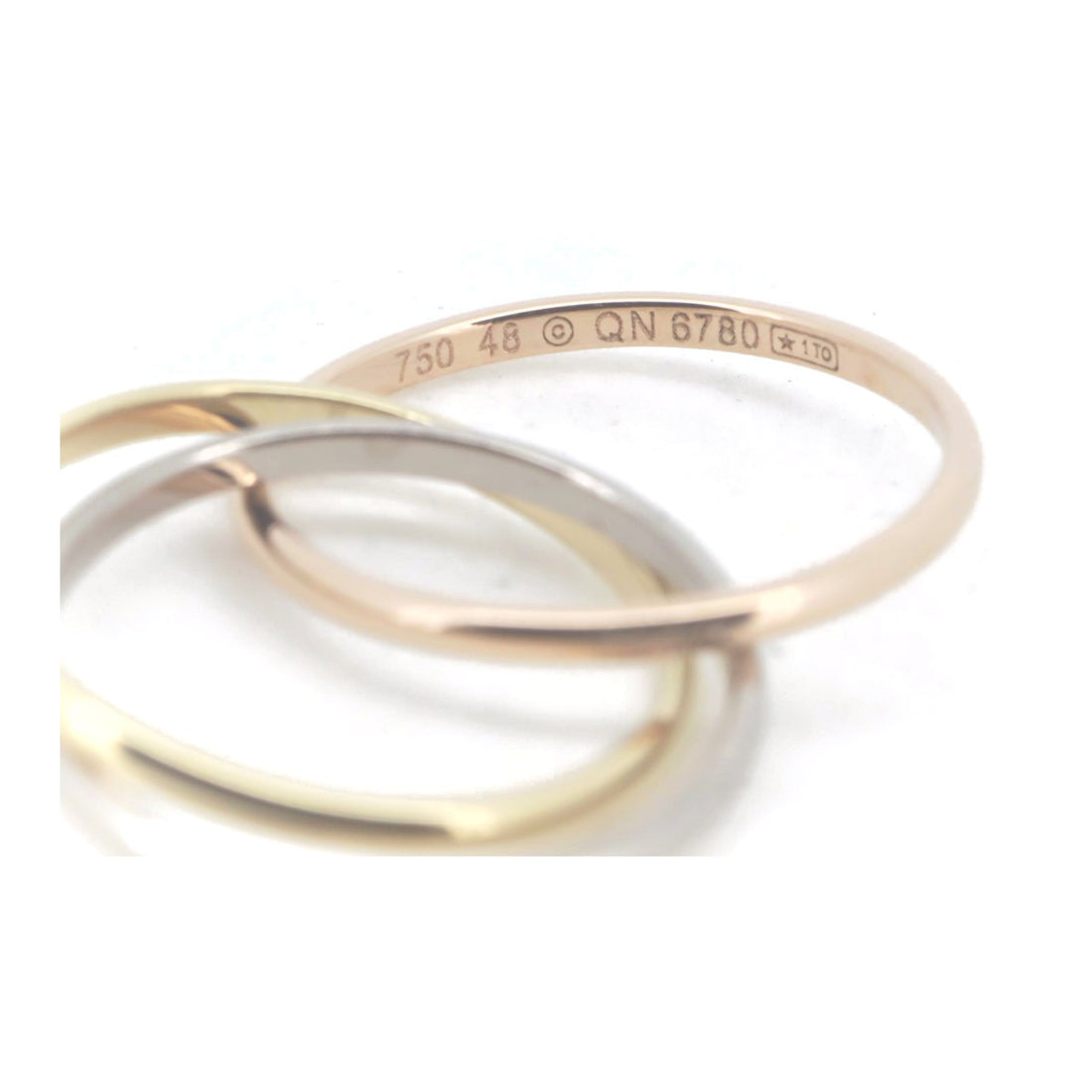 Cartier Trinity SM Ring K18YG/PG/WG Size 8