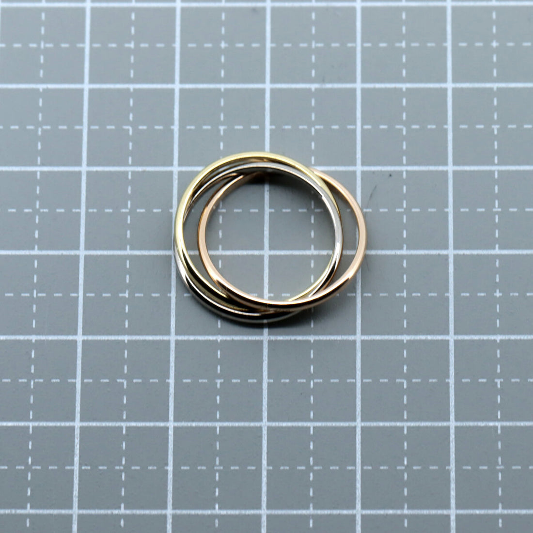 Cartier Trinity SM Ring K18YG/PG/WG Size 8