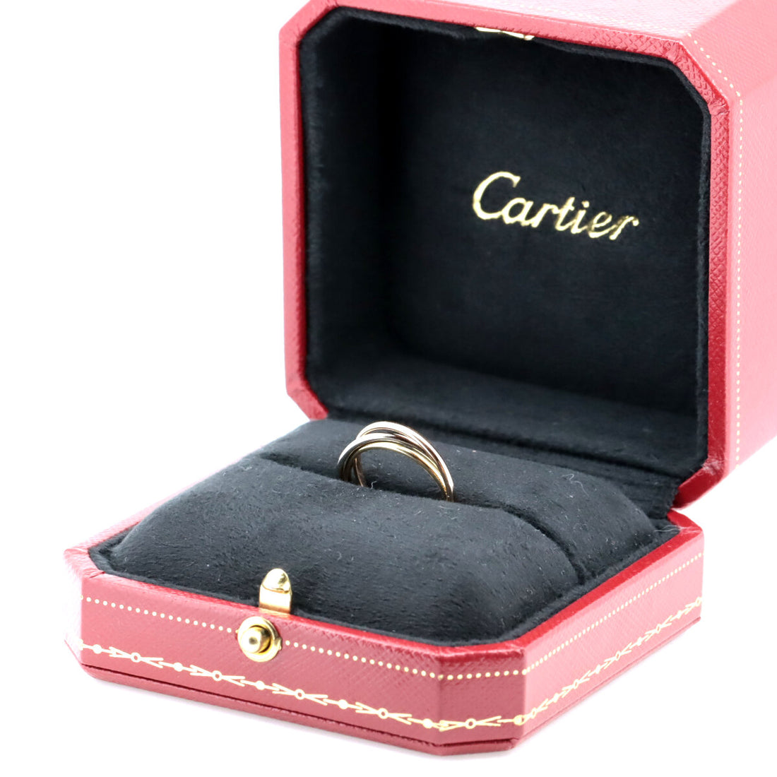 Cartier Trinity SM Ring K18YG/PG/WG Size 8