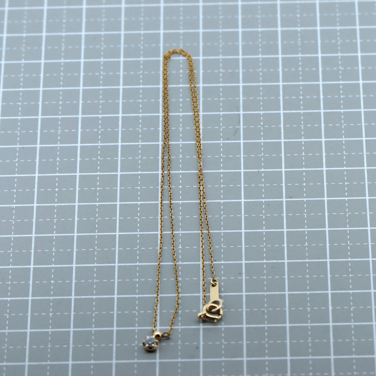 4℃ Diamond Necklace K18YG Yellow Gold