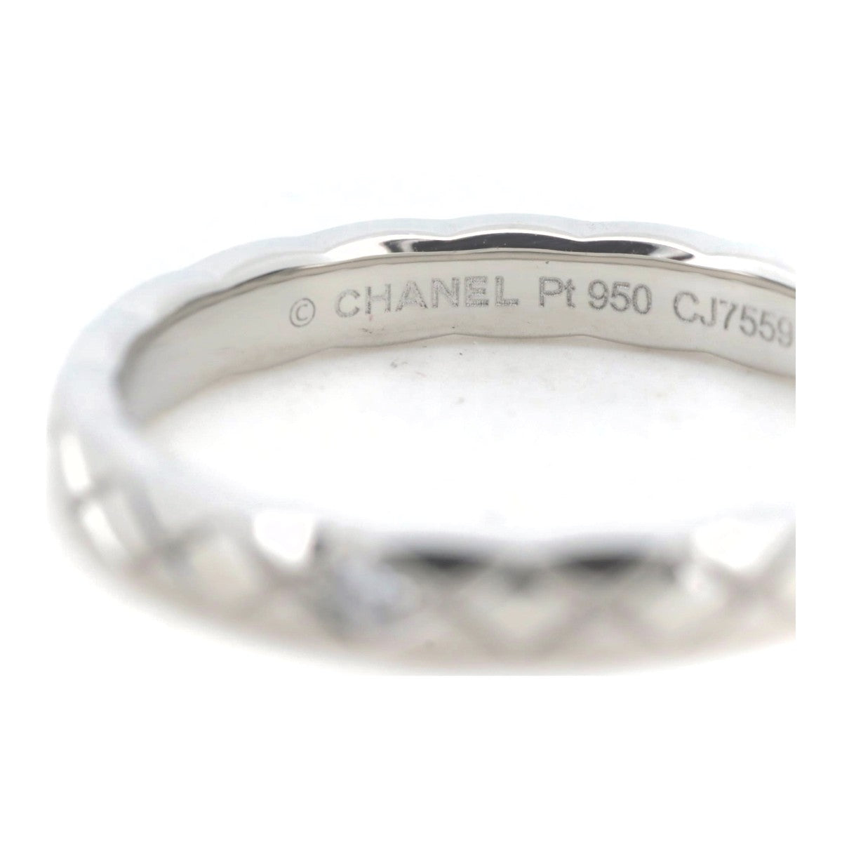 Chanel Coco Crush Diamond 1P Ring Pt950