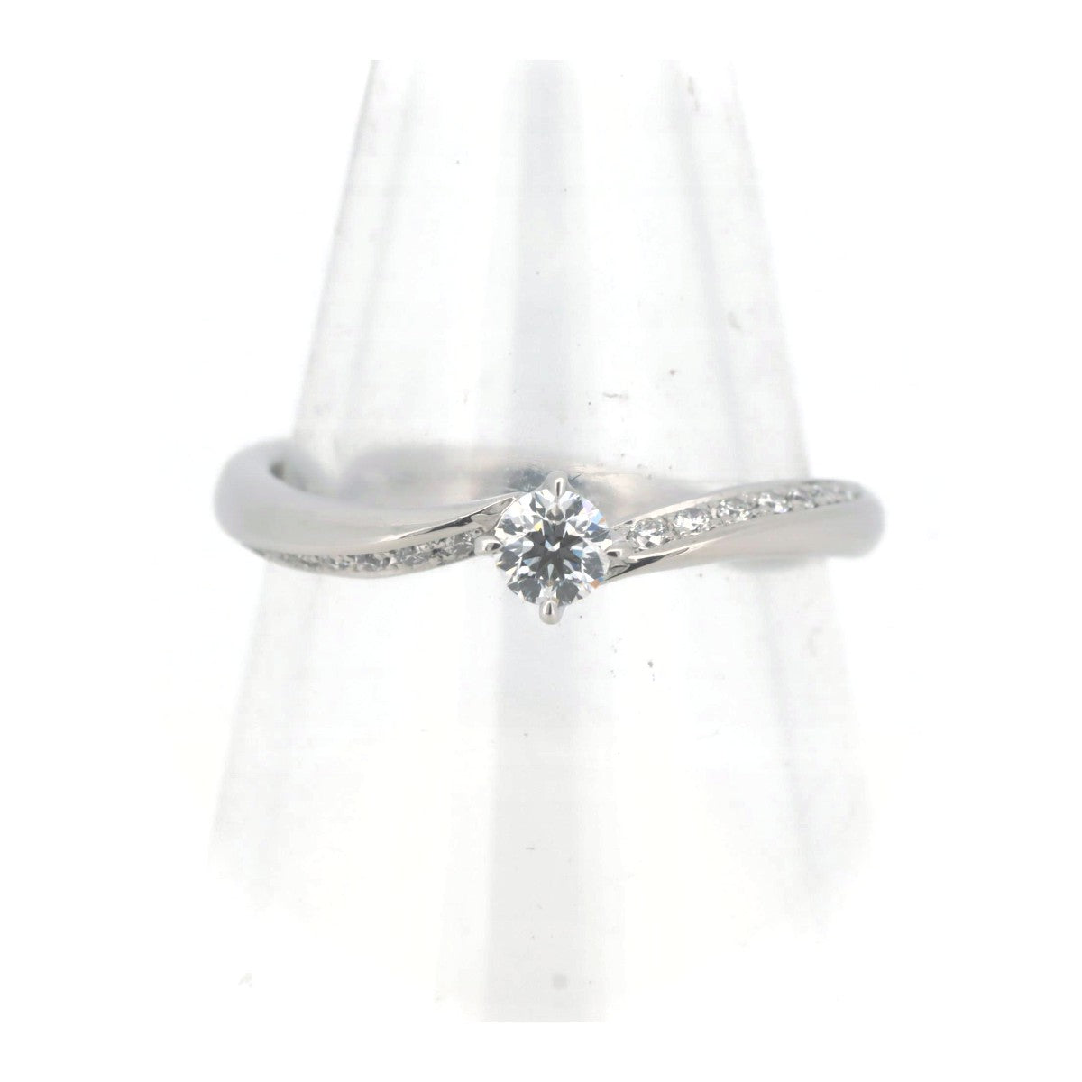 4℃ Diamond Ring 0.154ct Pt950 Platinum