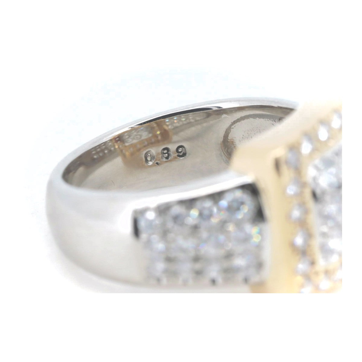 Tasaki Diamond Ring PT900/K18YG